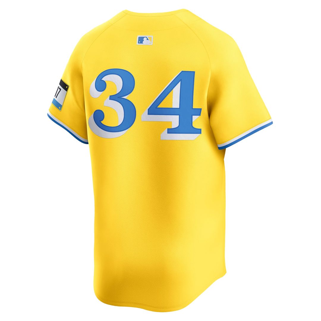 Boston Red Sox David Ortiz Yellow Alternate 3 Limited Baseball Jersey | MLB Baseball Jersey