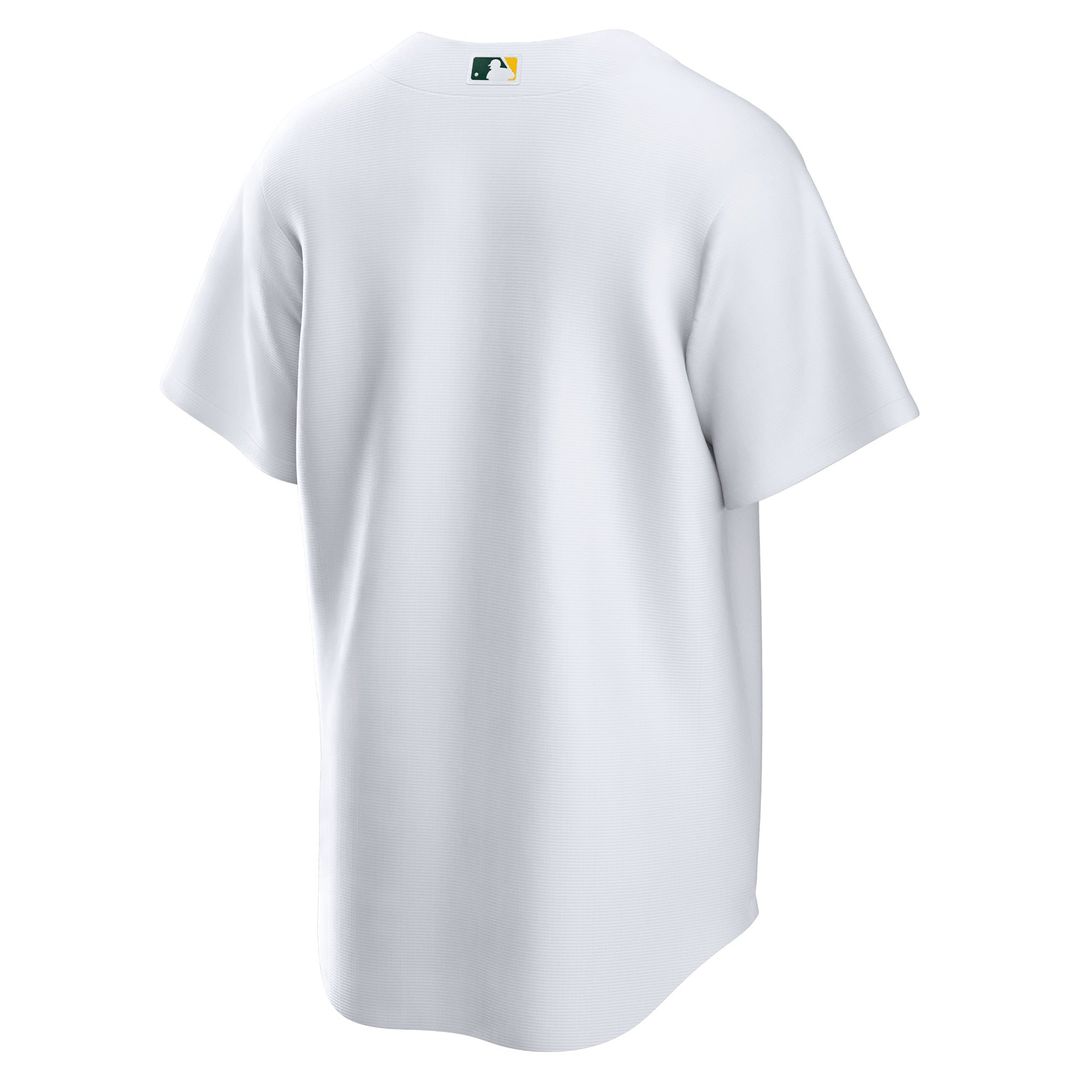 Athletics White Home Blank Replica Baseball Jersey | MLB Baseball Jersey