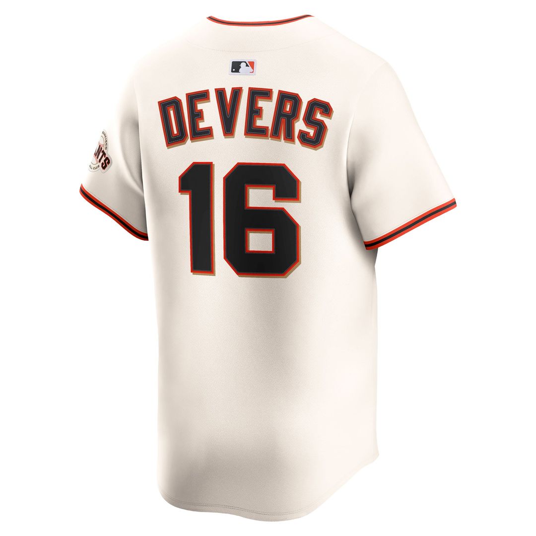 San Francisco Giants Rafael Devers Cream Home Limited Baseball Jersey | MLB Baseball Jersey