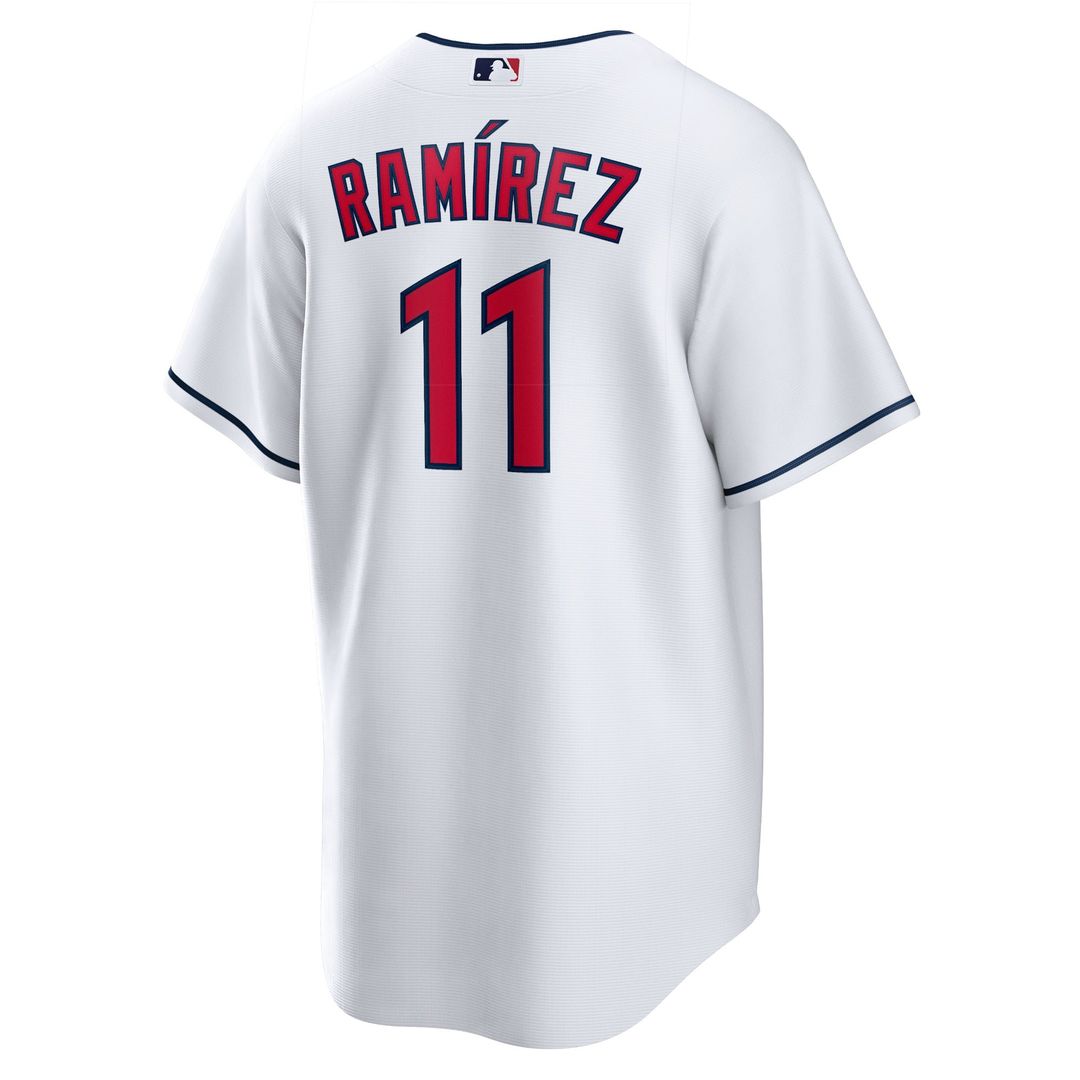 Cleveland Guardians José Ramírez White Replica Baseball Jersey | MLB Baseball Jersey