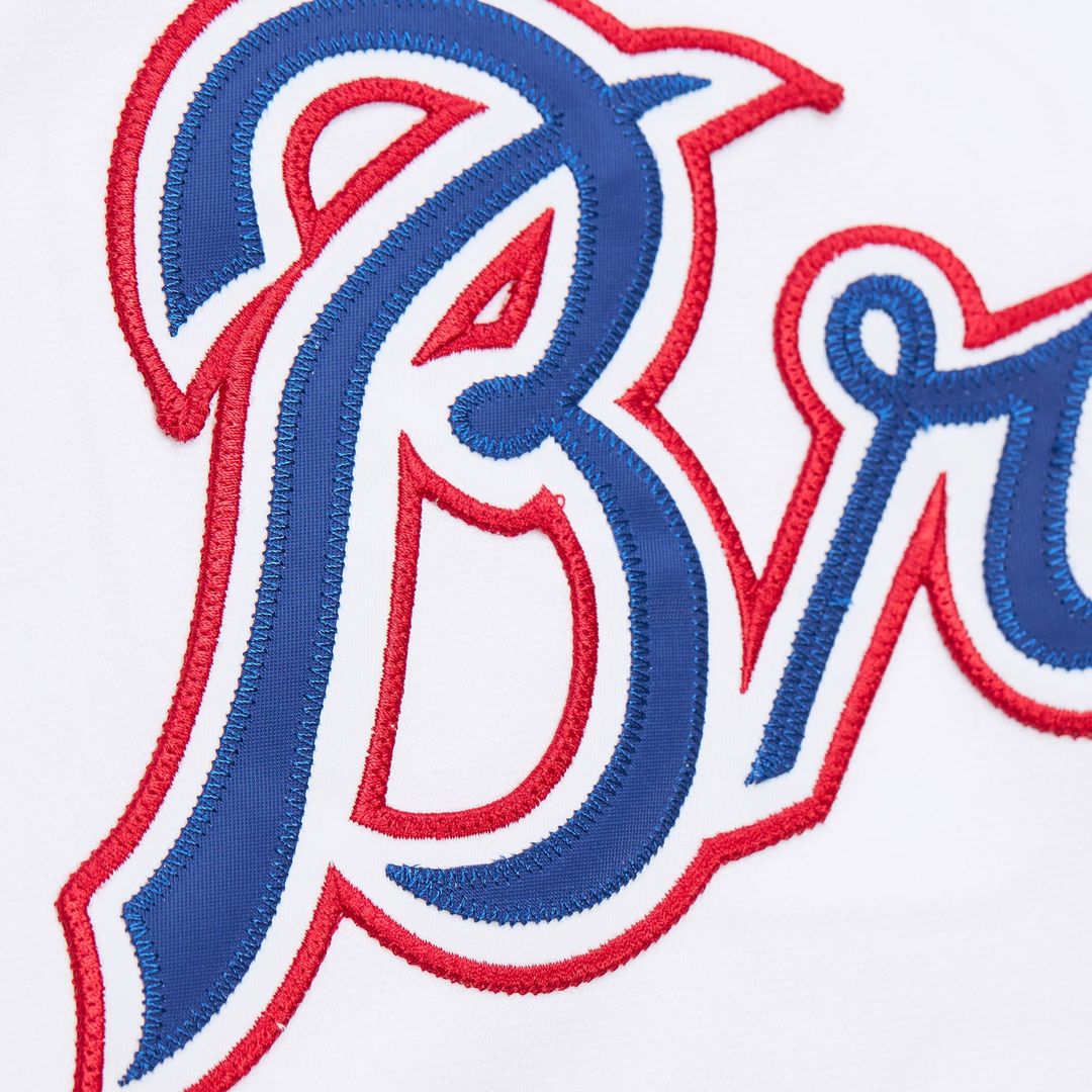 Atlanta Braves Chipper Jones White 2004 Cooperstown Collection Authentic Throwback Baseball Jersey | MLB Baseball Jersey
