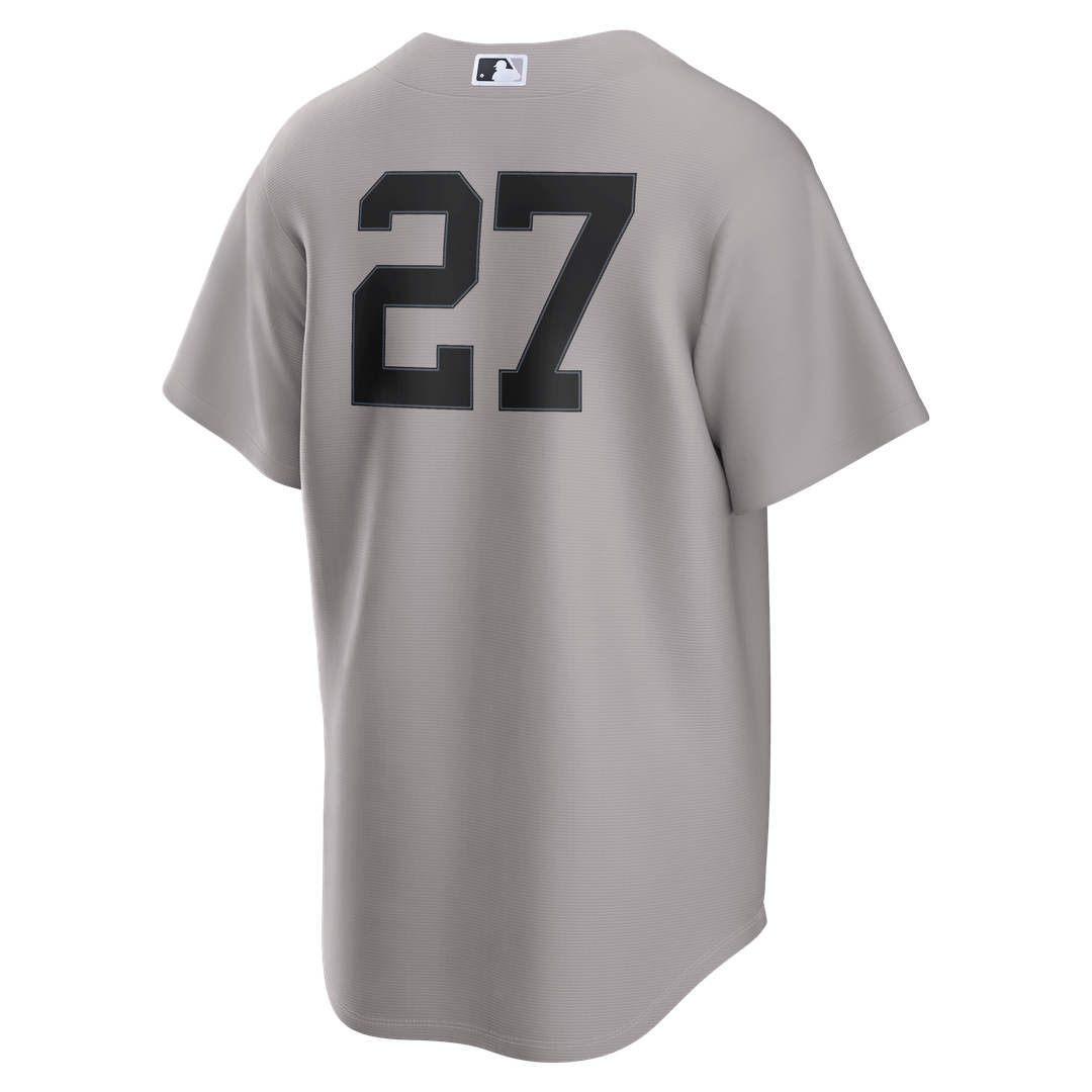 New York Yankees Giancarlo Stanton Gray Road Replica Baseball Jersey | MLB Baseball Jersey