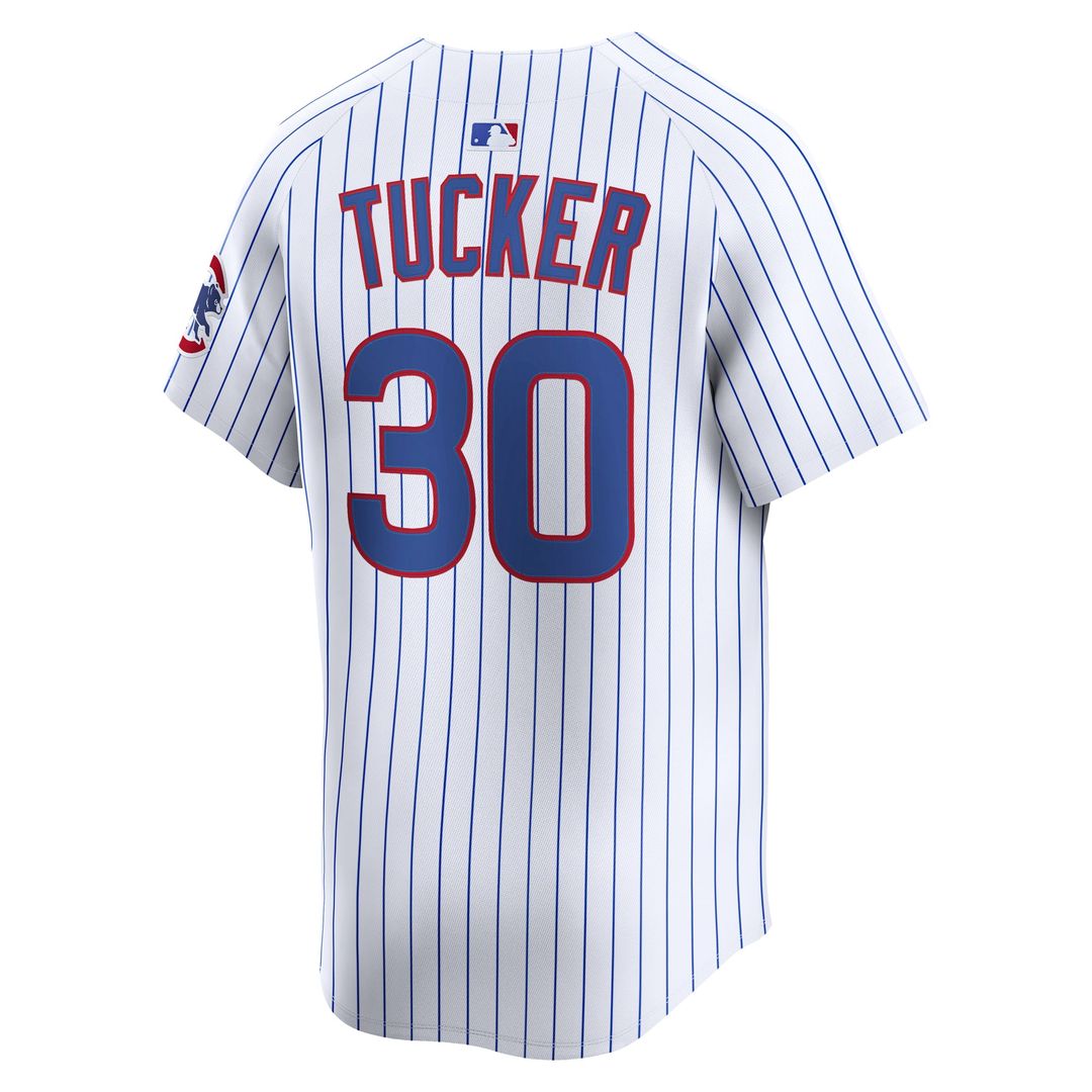 Chicago Cubs Kyle Tucker White Home Limited Baseball Jersey | MLB Baseball Jersey