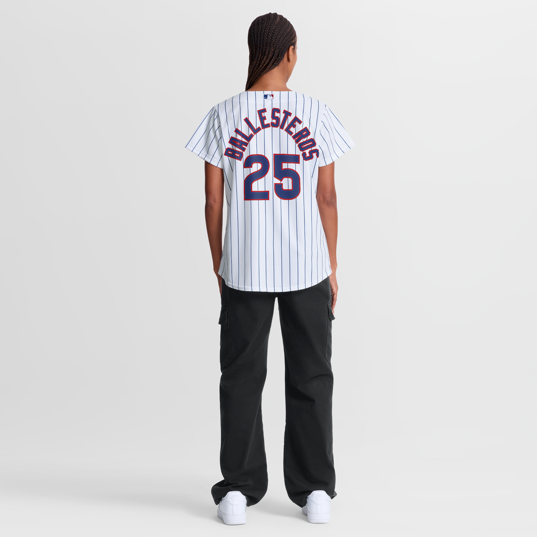 Chicago Cubs Moisés Ballesteros White Home Replica Baseball Jersey - Women's | MLB Baseball Jersey