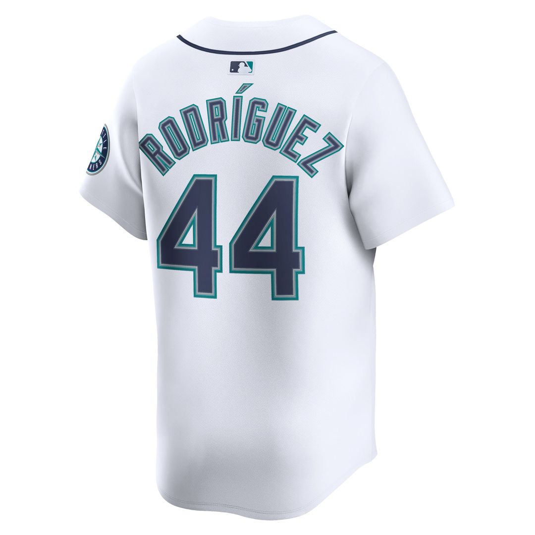 Seattle Mariners Julio Rodríguez White Home Limited Baseball Jersey | MLB Baseball Jersey