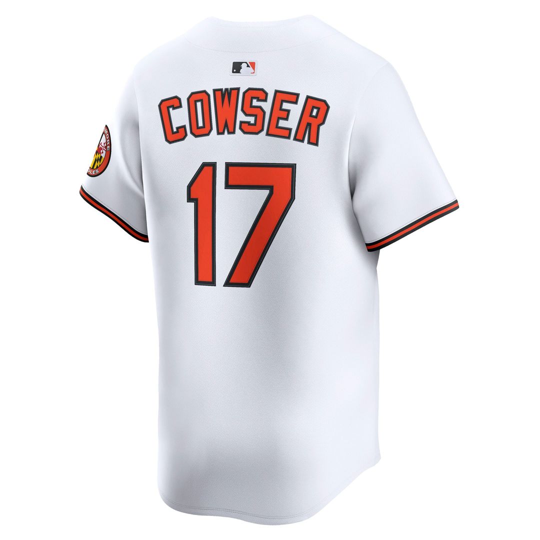 Baltimore Orioles Colton Cowser White Home Limited Baseball Jersey | MLB Baseball Jersey