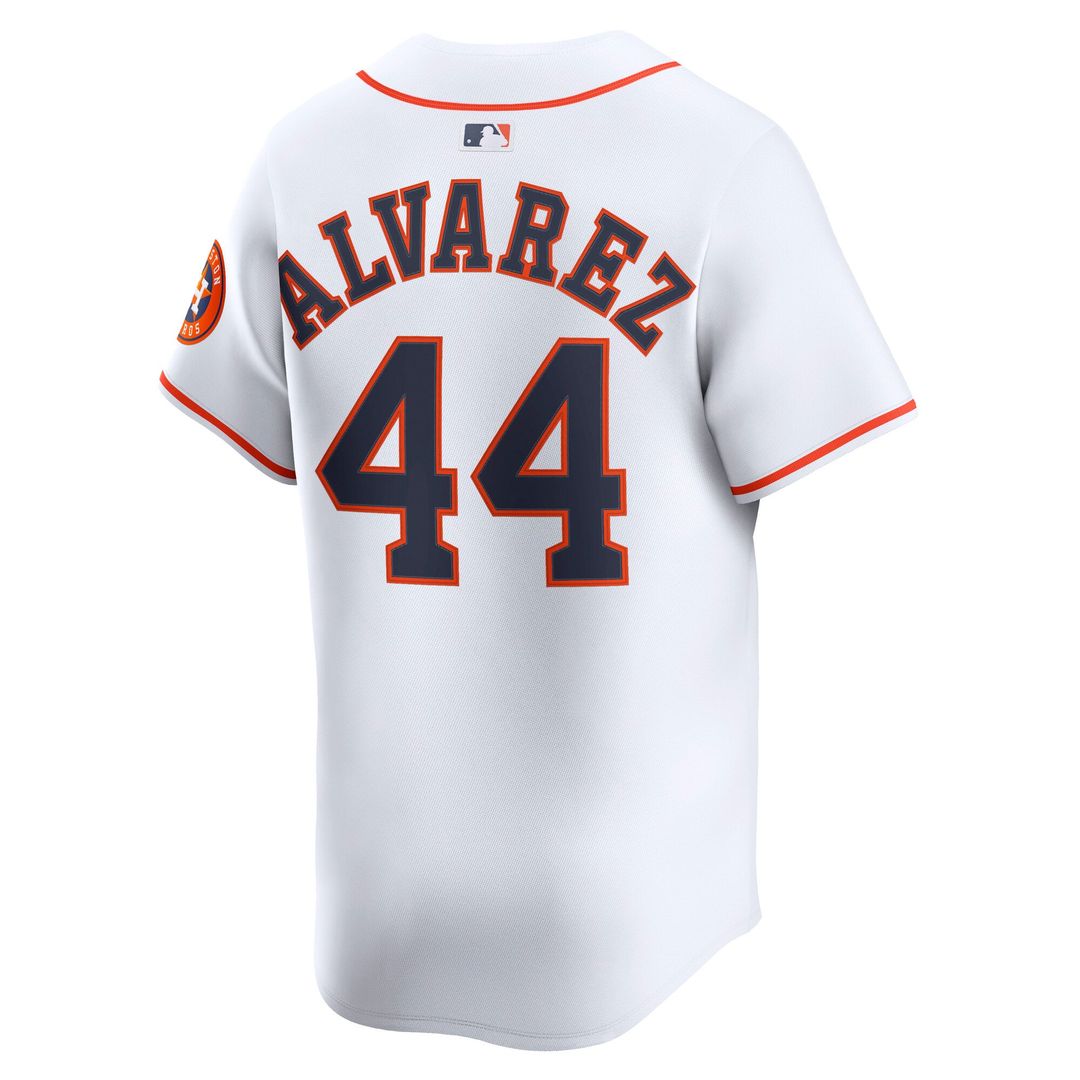 Houston Astros Yordan Alvarez White Home Limited Baseball Jersey | MLB Baseball Jersey