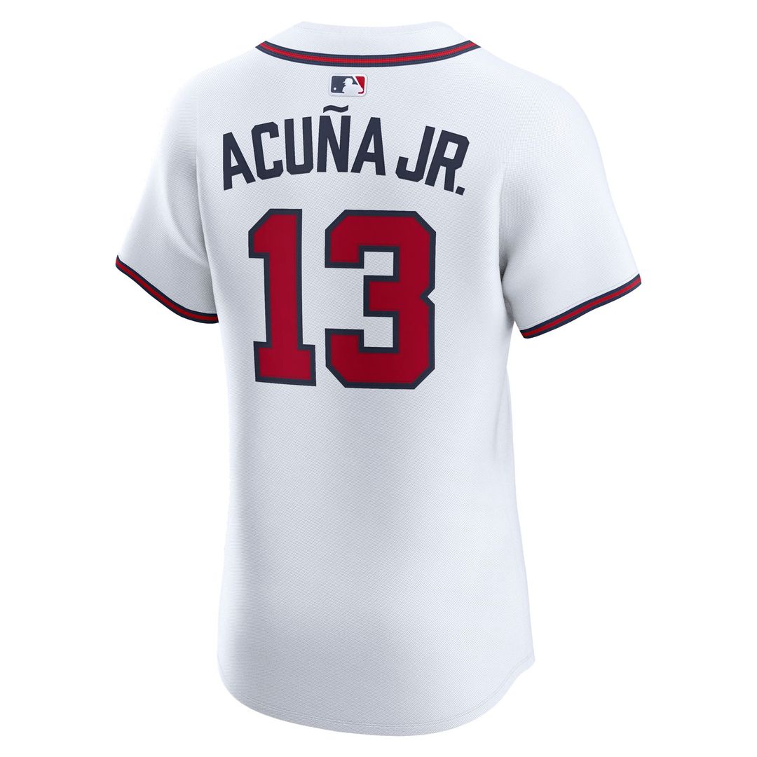 Atlanta Braves Ronald Acuña Jr. Navy Alternate Elite Baseball Jersey | MLB Baseball Jersey