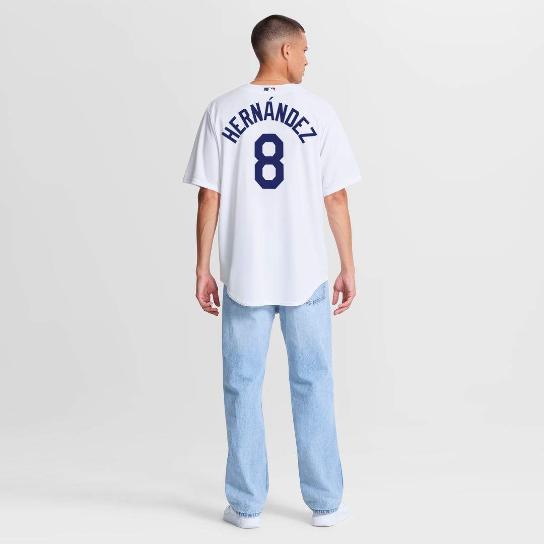 Los Angeles Dodgers Enrique Hernández White Home Replica Baseball Jersey | MLB Baseball Jersey