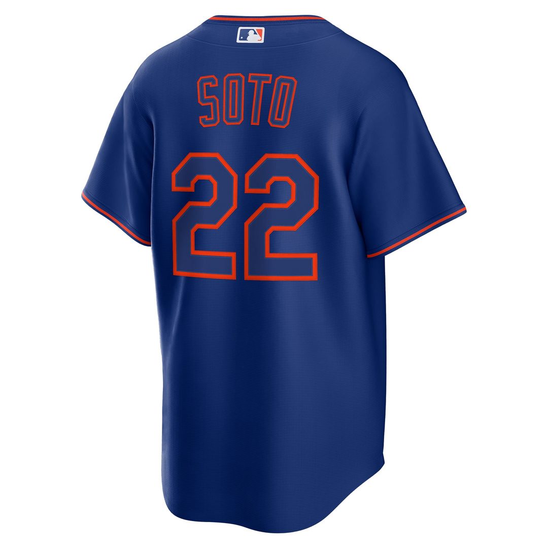 New York Mets Juan Soto Royal Alternate Replica Baseball Jersey | MLB Baseball Jersey