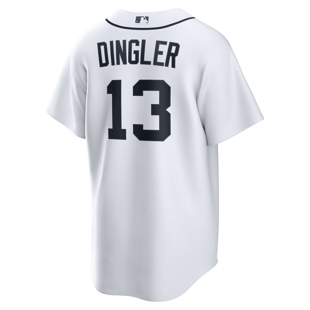 Detroit Tigers Dillon Dingler White Home Replica Baseball Jersey | MLB Baseball Jersey