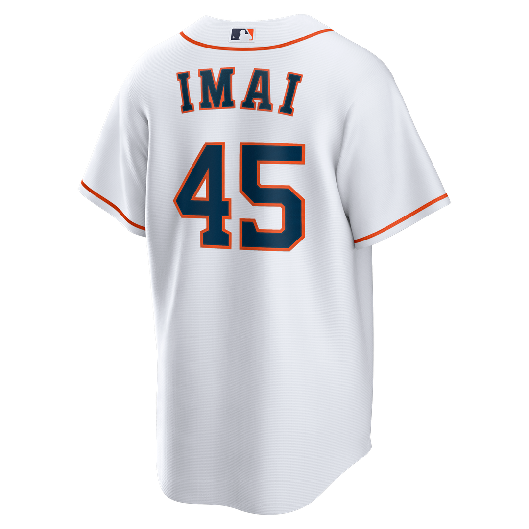 Houston Astros Tatsuya Imai White Home Replica Baseball Jersey | MLB Baseball Jersey
