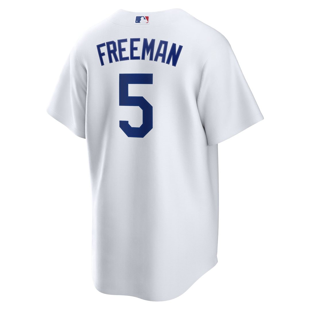 Los Angeles Dodgers Freddie Freeman White Replica Baseball Jersey | MLB Baseball Jersey