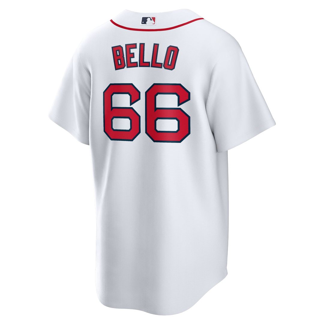 Boston Red Sox Brayan Bello White Home Replica Baseball Jersey | MLB Baseball Jersey