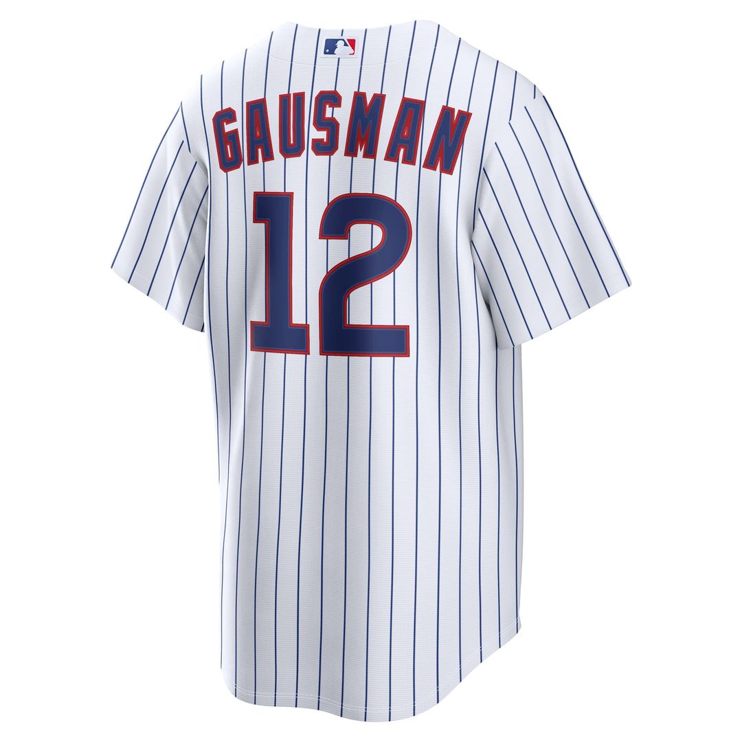 Chicago Cubs Kevin Gausman White Home Replica Baseball Jersey | MLB Baseball Jersey