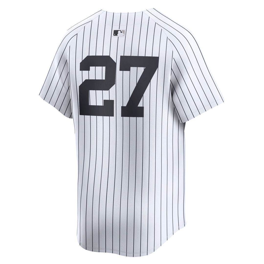 New York Yankees Giancarlo Stanton White Home Limited Baseball Jersey | MLB Baseball Jersey