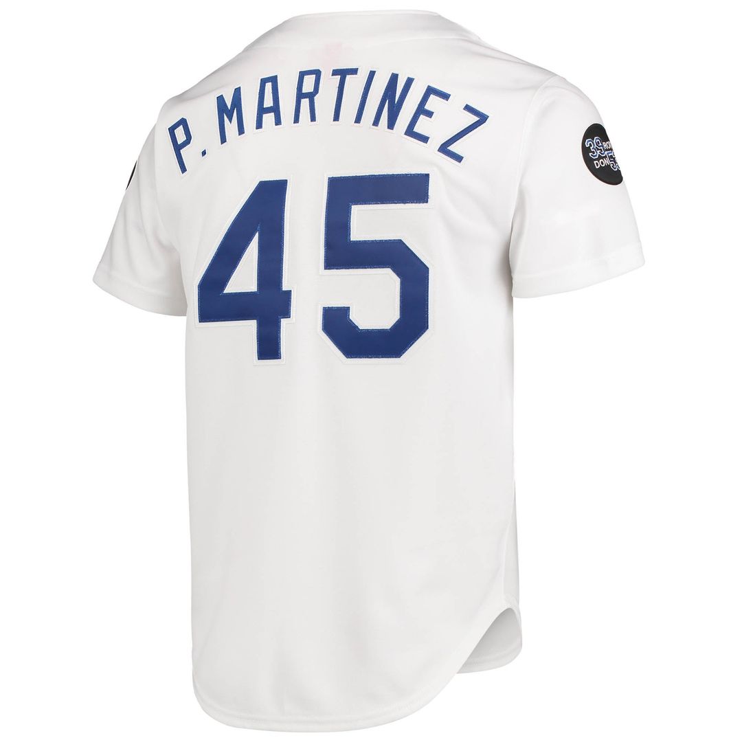 Los Angeles Dodgers Pedro Martinez White 1993 Cooperstown Collection Home Authentic Baseball Jersey | MLB Baseball Jersey