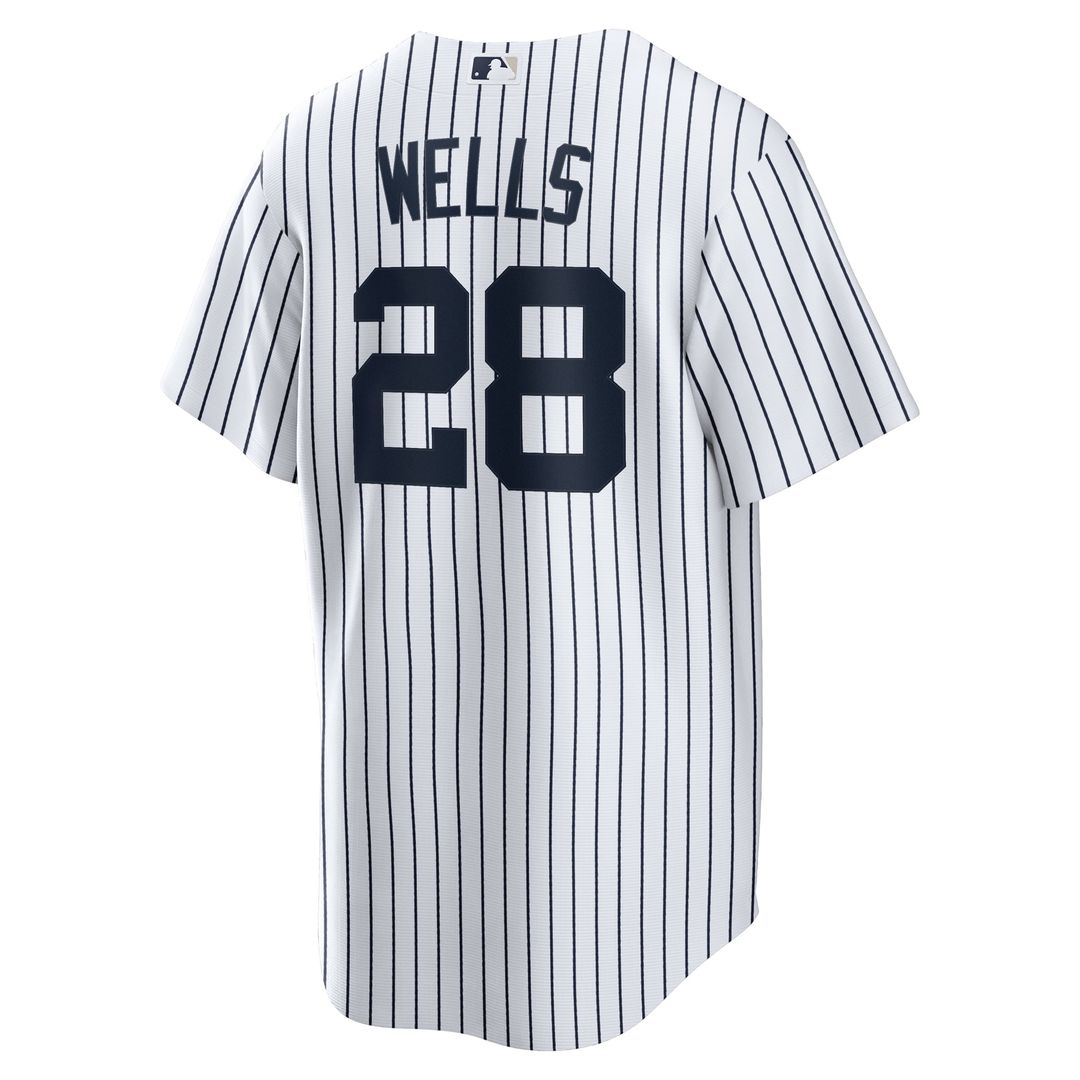 New York Yankees Austin Wells White Home Replica Baseball Jersey | MLB Baseball Jersey