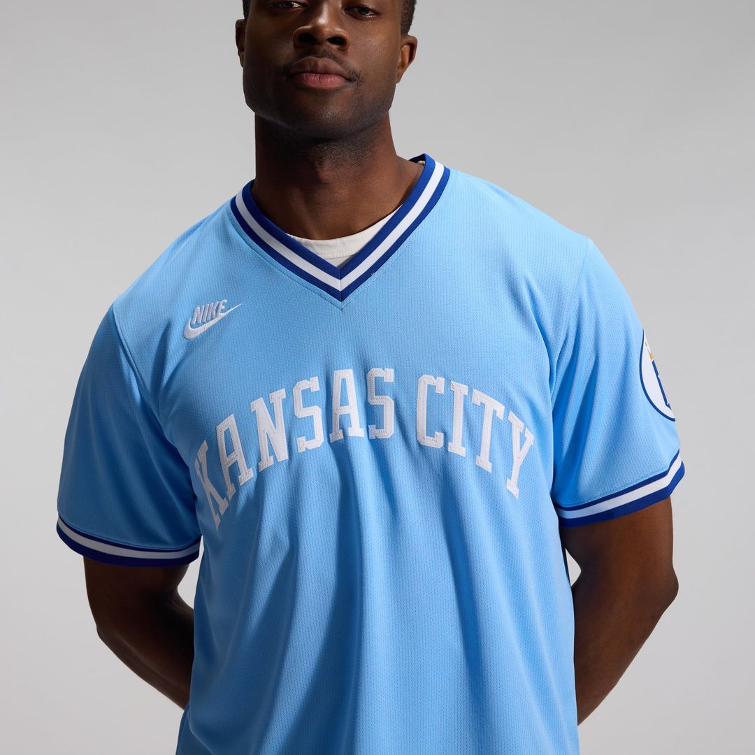 Kansas City Royals Bo Jackson Light Blue Throwback Cooperstown Collection Limited Baseball Jersey | MLB Baseball Jersey