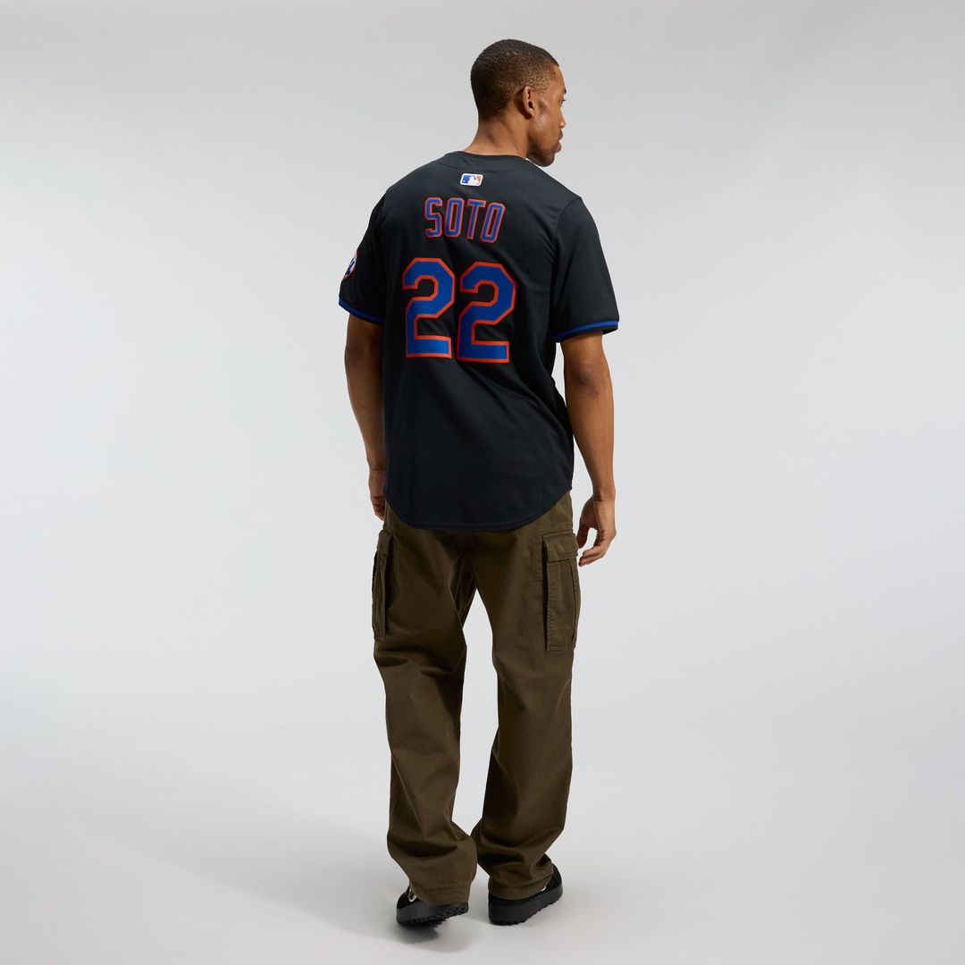 New York Mets Juan Soto Gray Road Limited Baseball Jersey | MLB Baseball Jersey