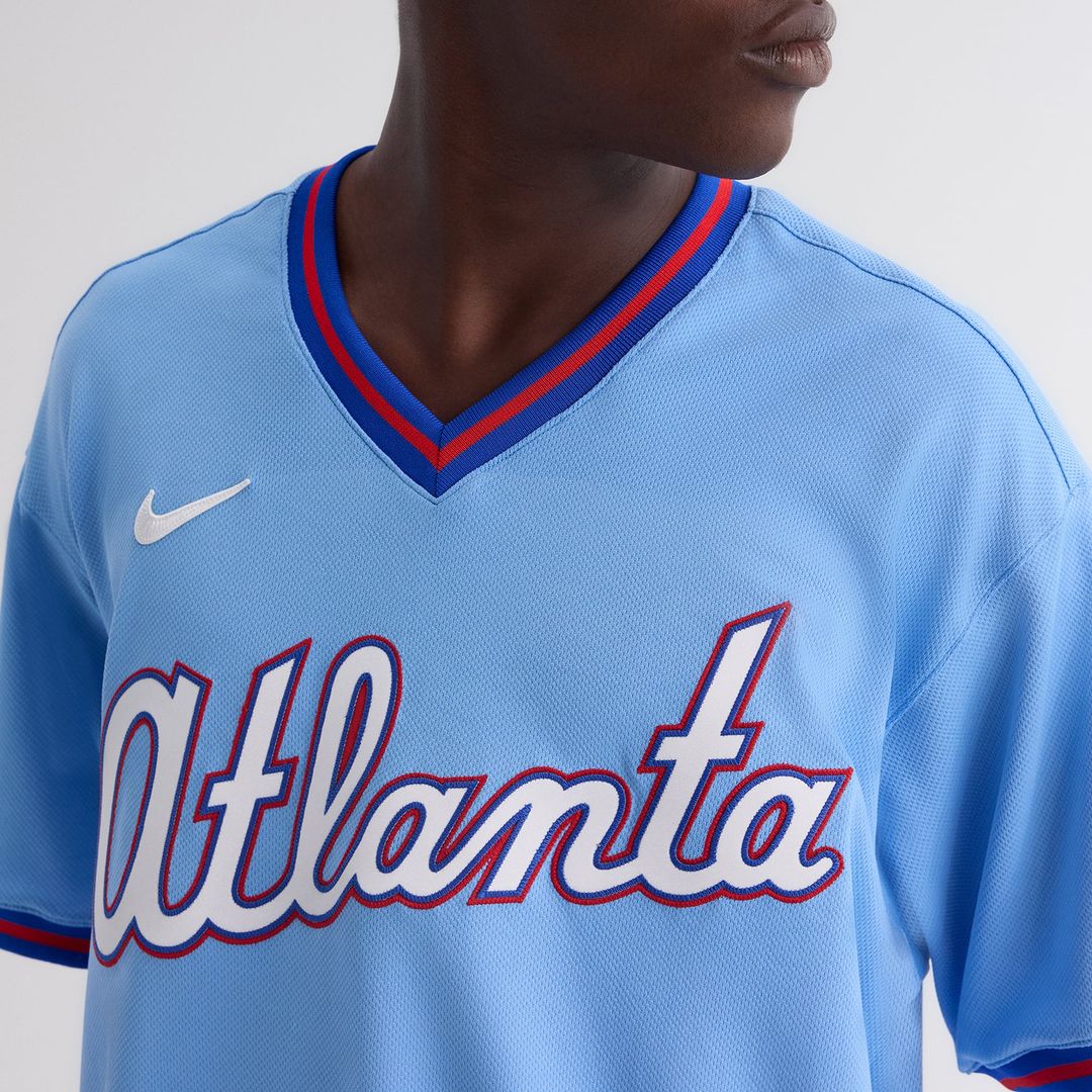 Atlanta Braves Powder Blue 2026 City Connect Authentic Baseball Jersey | MLB Baseball Jersey