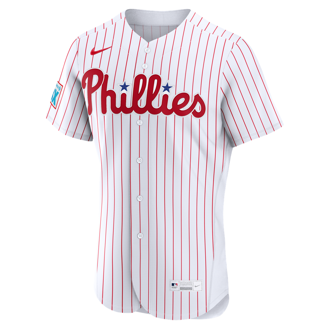 Philadelphia Phillies Bryce Harper Cream Alternate Authentic Sponsor Patch Baseball Jersey | MLB Baseball Jersey