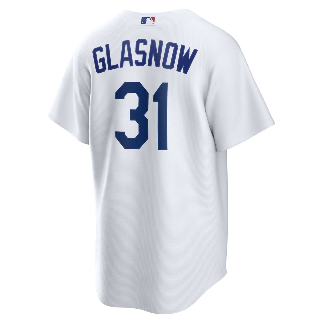 Los Angeles Dodgers Tyler Glasnow White Home Replica Baseball Jersey | MLB Baseball Jersey