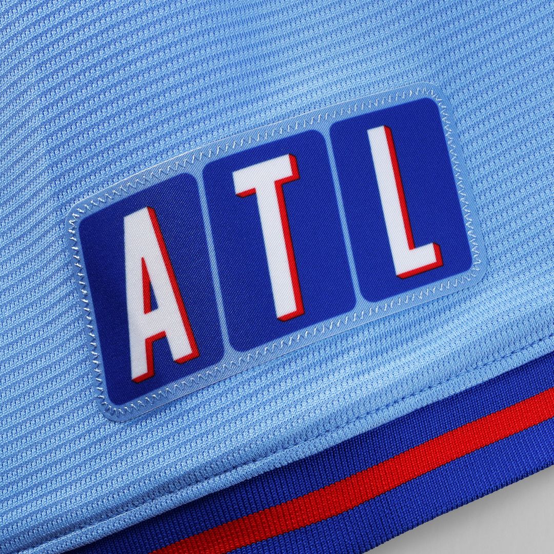 Atlanta Braves Ronald Acuña Jr. Powder Blue 2026 City Connect Stadium Baseball Jersey | MLB Baseball Jersey