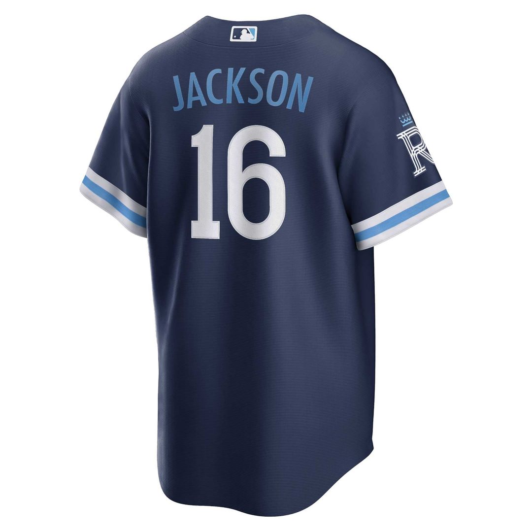 Kansas City Royals Bo Jackson Navy City Connect Replica Baseball Jersey | MLB Baseball Jersey