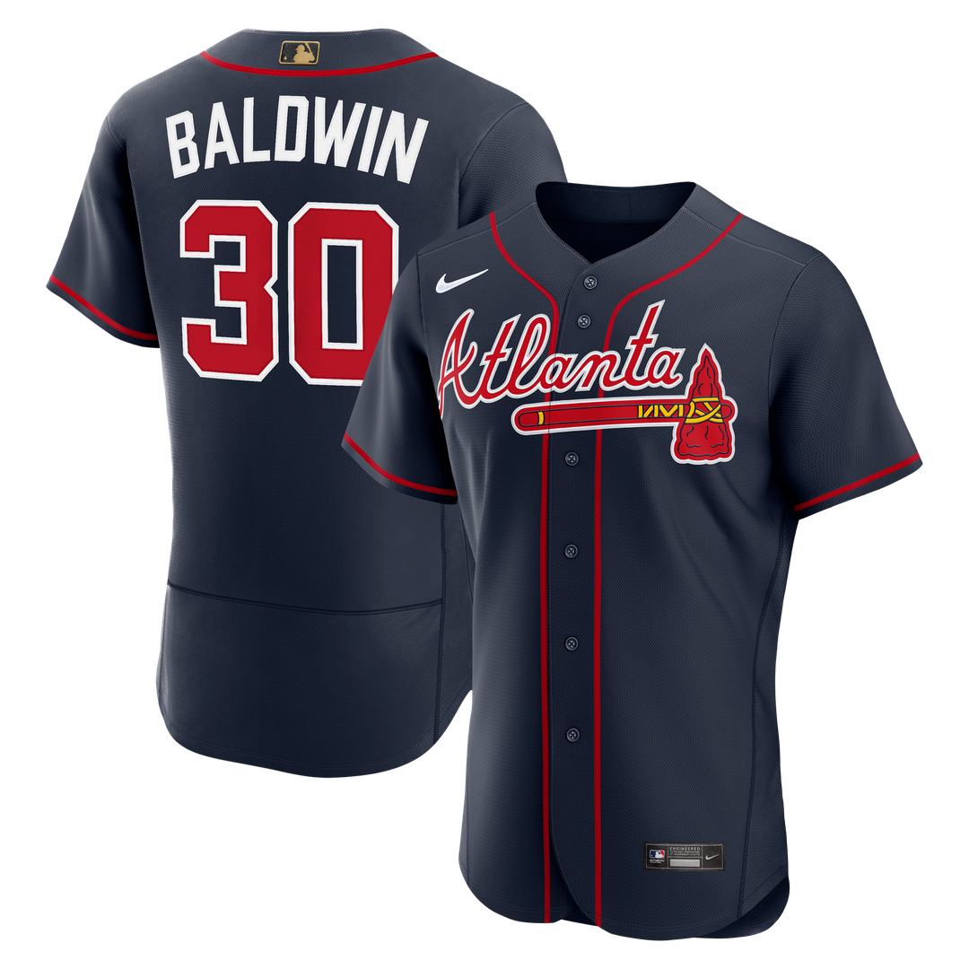 Atlanta Braves Drake Baldwin Red MLB Awards Authentic Baseball Jersey