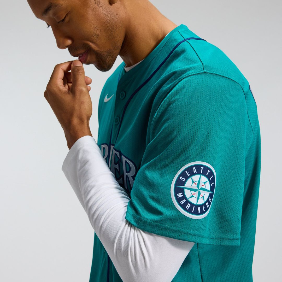 Seattle Mariners Cal Raleigh Teal Alternate Limited Baseball Jersey | MLB Baseball Jersey