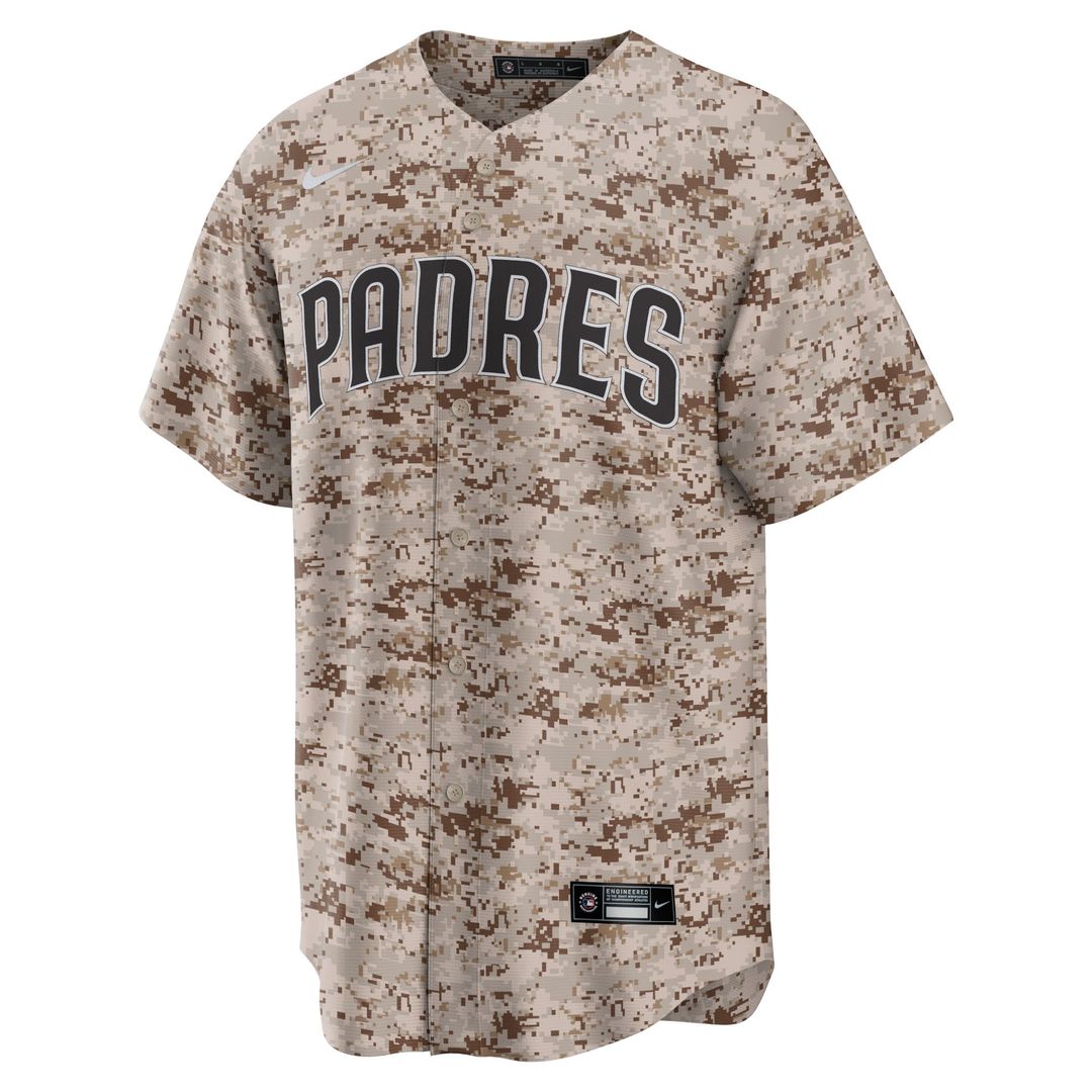 San Diego Padres Joe Musgrove Camo USMC Alternate Replica Baseball Jersey | MLB Baseball Jersey