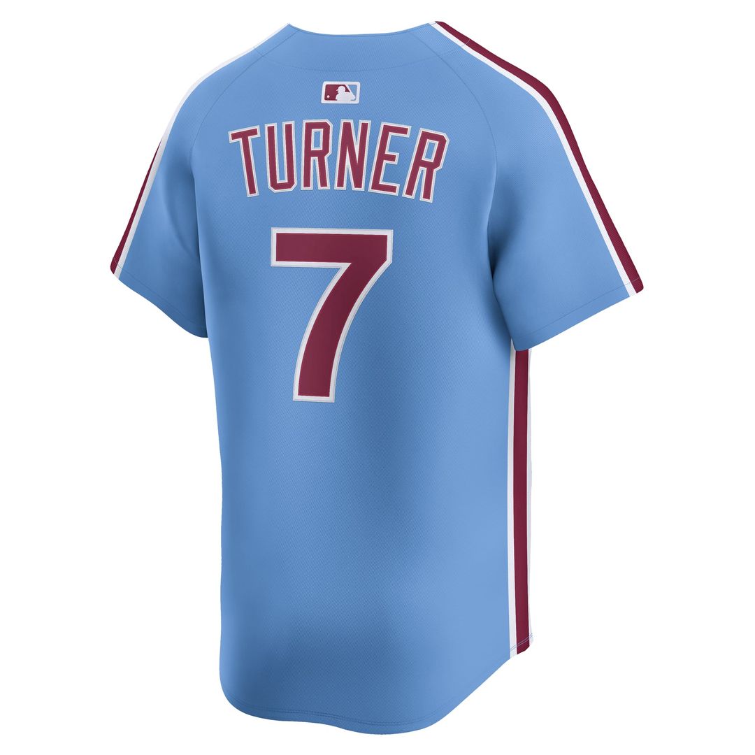 Philadelphia Phillies Trea Turner White Home Limited Baseball Jersey | MLB Baseball Jersey
