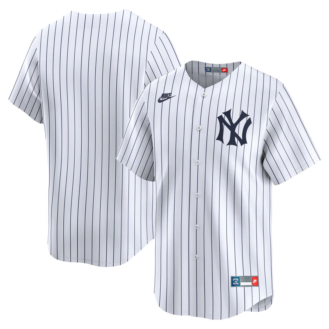 New York Yankees White Cooperstown Collection Limited Baseball Jersey