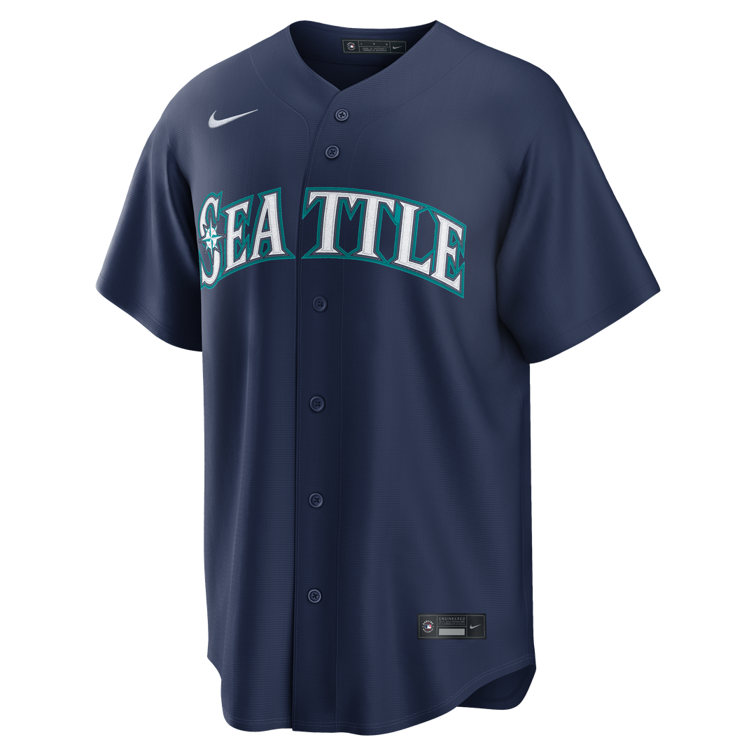 Seattle Mariners Cal Raleigh Teal Alternate Replica Baseball Jersey | MLB Baseball Jersey