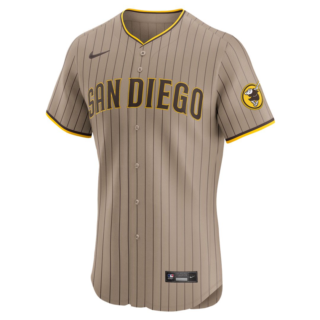 San Diego Padres Fernando Tatis Jr. Sand Alternate Elite Baseball Jersey | MLB Baseball Jersey