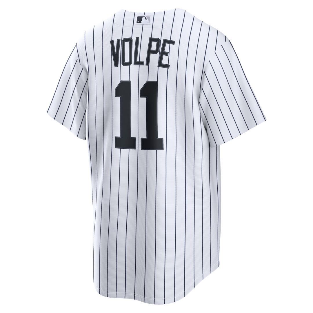 New York Yankees Anthony Volpe White Home Replica Baseball Jersey | MLB Baseball Jersey