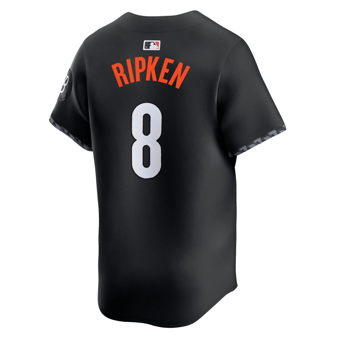 Baltimore Orioles Cal Ripken Jr. Black City Connect Limited Baseball Jersey | MLB Baseball Jersey