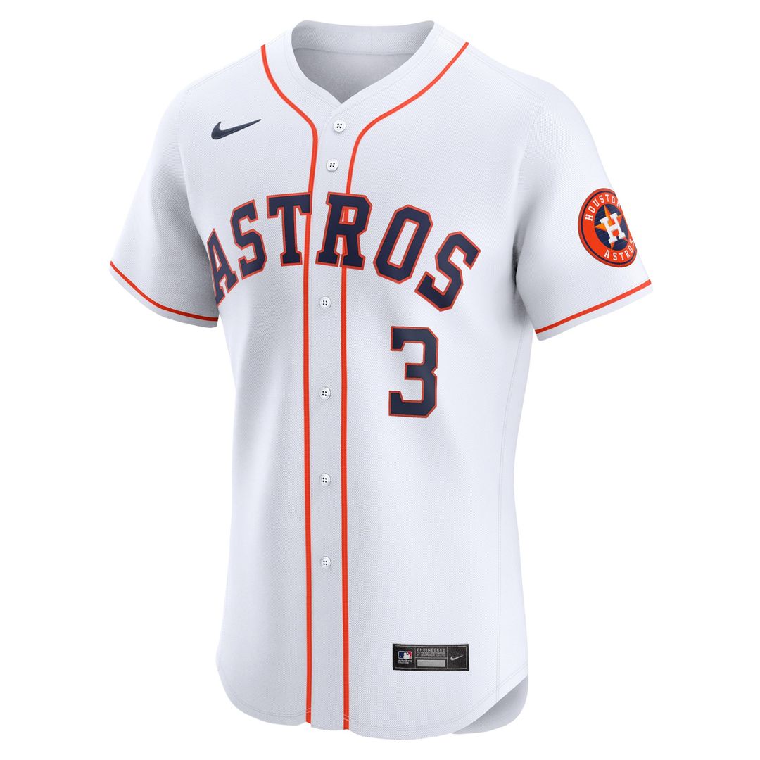 Houston Astros Jeremy Peña White Home Elite Baseball Jersey | MLB Baseball Jersey