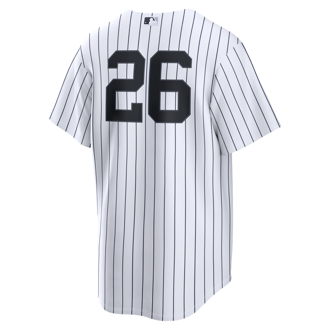 New York Yankees Luis García Jr. White Home Replica Baseball Jersey | MLB Baseball Jersey