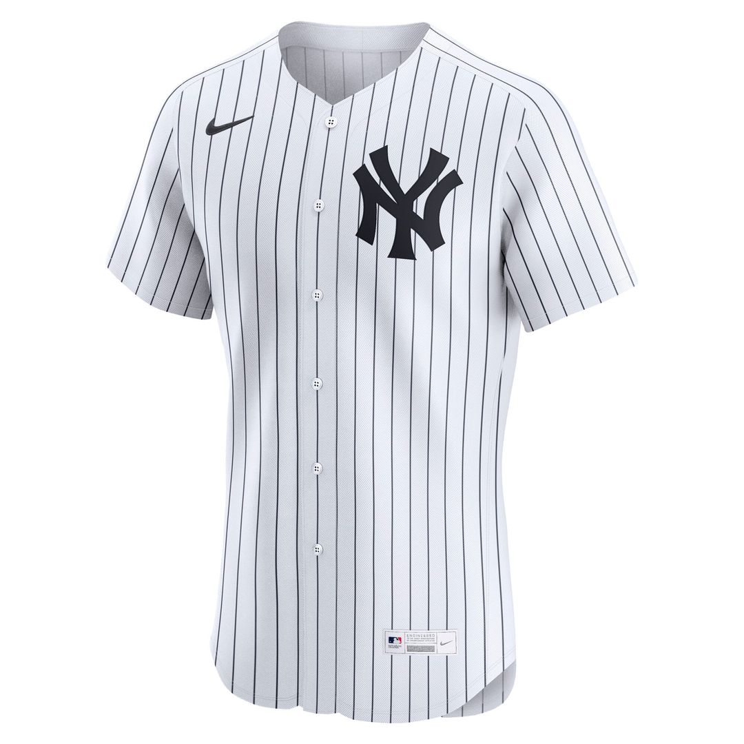 New York Yankees White Home Elite Baseball Jersey | MLB Baseball Jersey