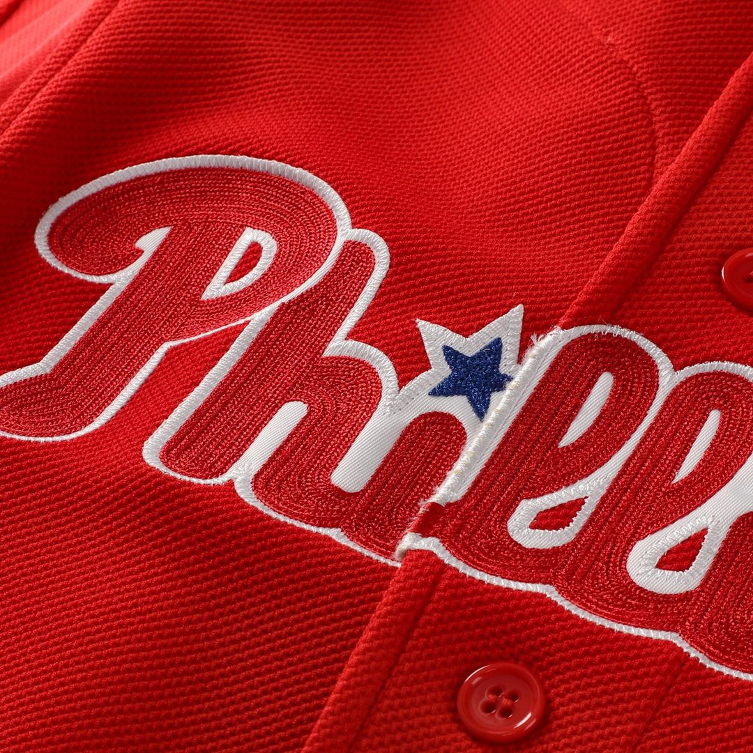 Philadelphia Phillies Ryan Howard Red Cooperstown Collection Batting Practice Baseball Jersey | MLB Baseball Jersey