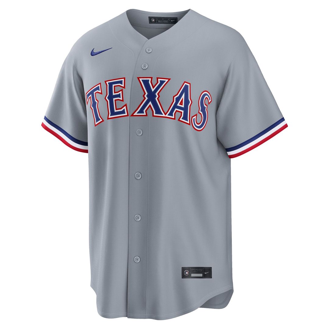 Texas Rangers Corey Seager Gray Road Replica Baseball Jersey | MLB Baseball Jersey