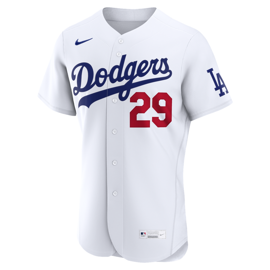 Los Angeles Dodgers Tarik Skubal White Home Authentic Baseball Jersey | MLB Baseball Jersey