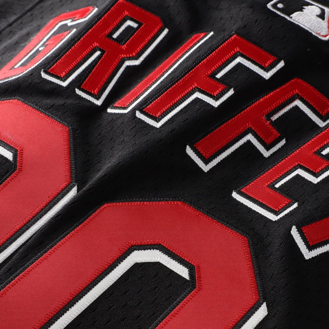Cincinnati Reds Ken Griffey Jr. Black Big & Tall Cooperstown Mesh Batting Practice Baseball Jersey | MLB Baseball Jersey