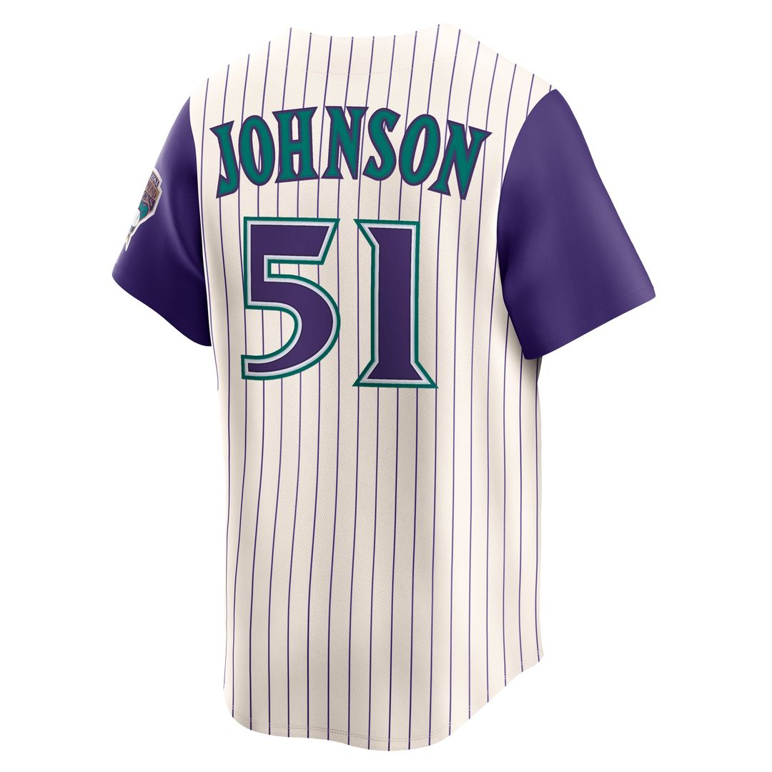 Arizona Diamondbacks Randy Johnson Black Throwback Cooperstown Collection Limited Baseball Jersey | MLB Baseball Jersey