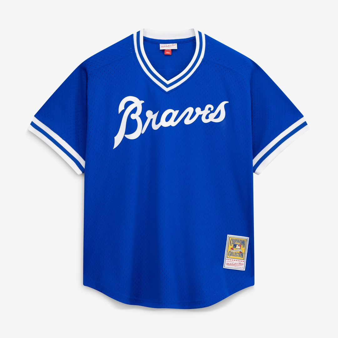 Atlanta Braves Dale Murphy Royal Authentic Batting Practice Baseball Jersey | MLB Baseball Jersey