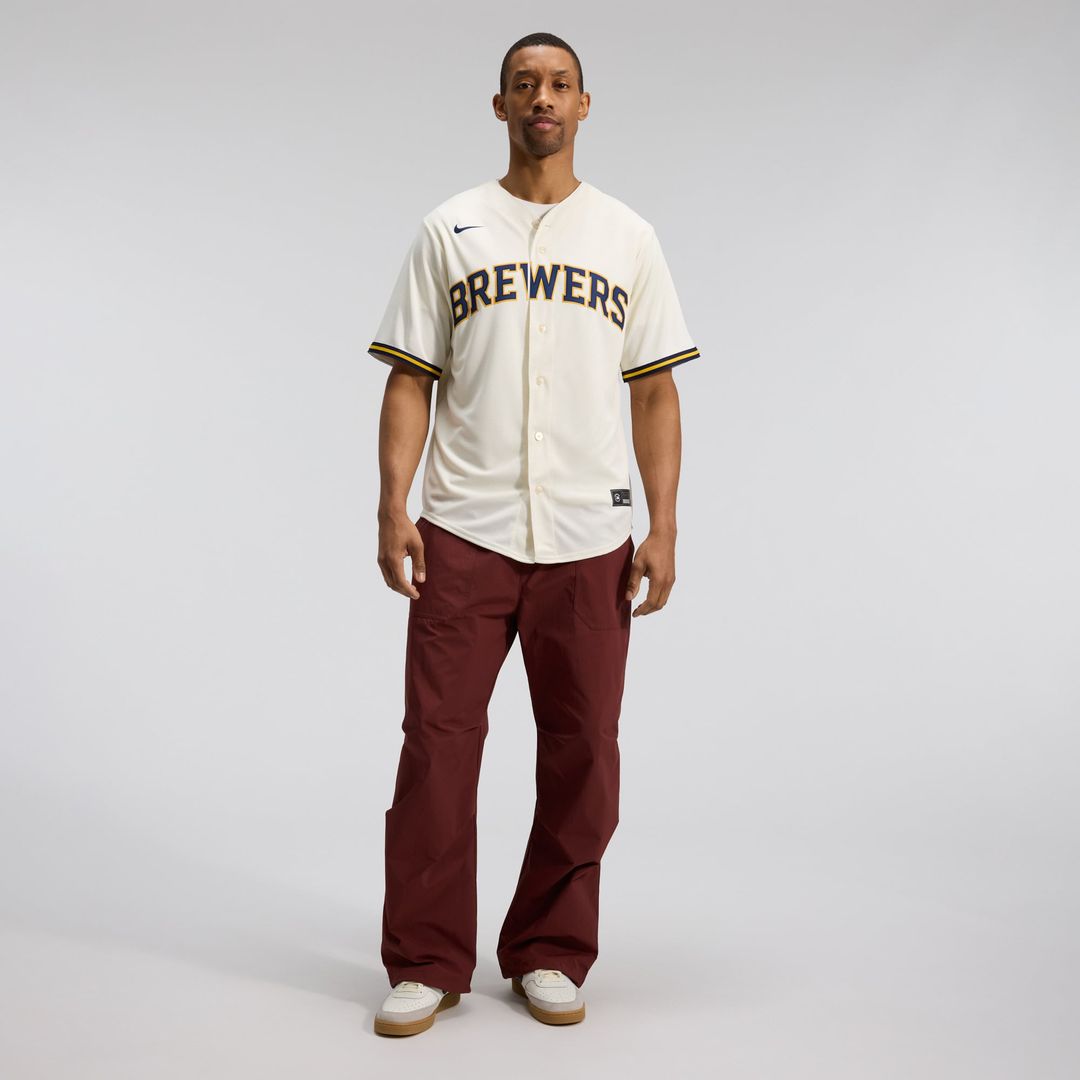 Milwaukee Brewers Cream Home Replica Team Baseball Jersey | MLB Baseball Jersey