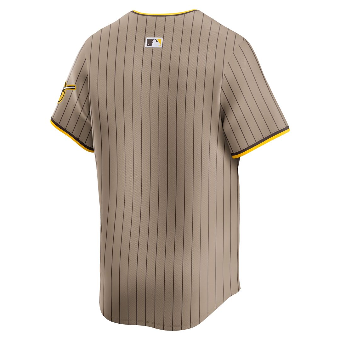 San Diego Padres Khaki Alternate Limited Baseball Jersey | MLB Baseball Jersey