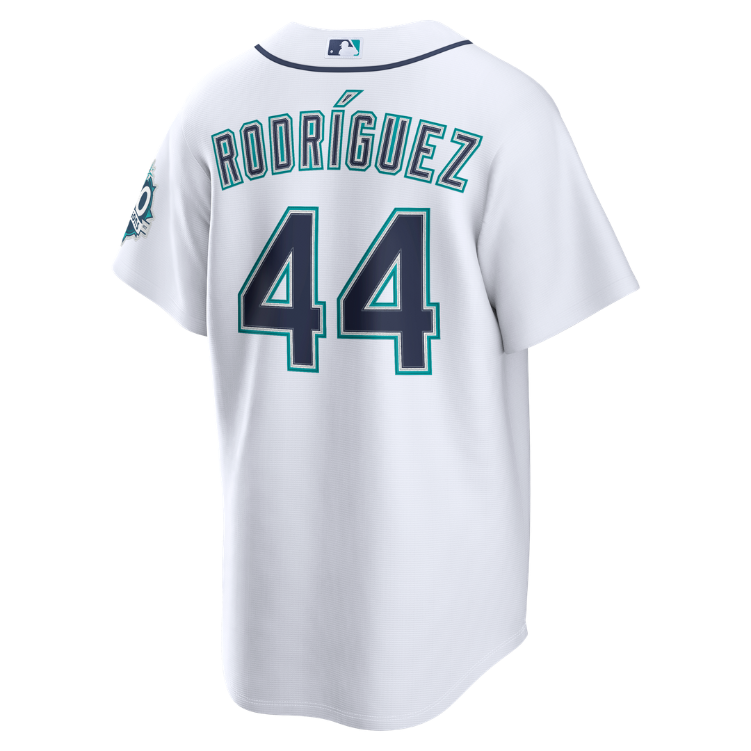 Seattle Mariners Julio Rodríguez Teal Alternate Stadium 50th Season Patch Baseball Jersey | MLB Baseball Jersey